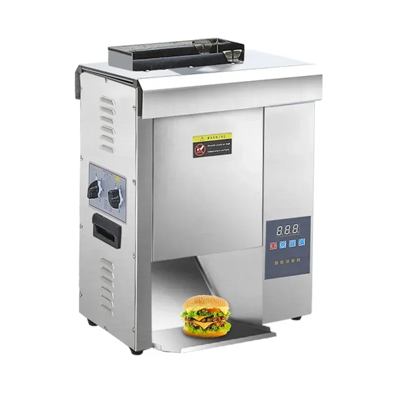 

Electric Commercial Hamburger Bun Toaster Conveyor Belt Toaster for Home