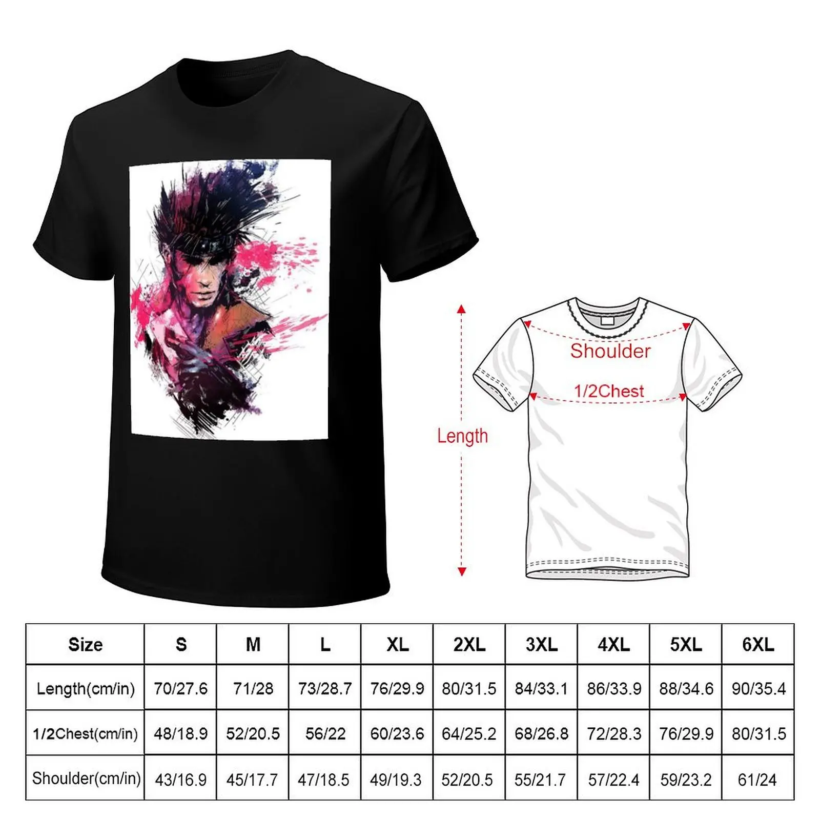 Gambit T-Shirt graphics oversizeds mens graphic tshirts