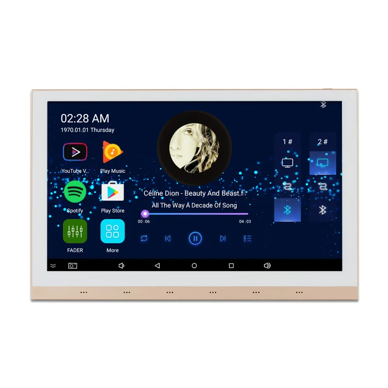 

Tianlai Mini Interruptor Inteligente Tuya Wifi Audio Android 11 In Wall Mount Audio Player Amplifier