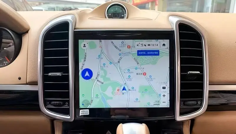 For Porsche Cayenne 8.4-Inch LCD GPS Main Entertainment Screen Upgrade with CarPlay & Android OS 1 Year Warranty Model 958