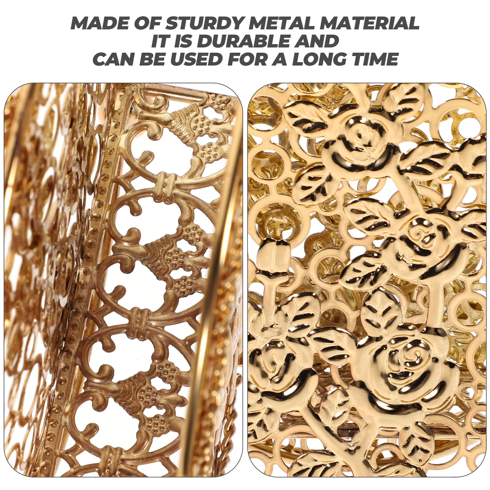 

Vintage Style Holder Metal Decorative Tissue Stand Exquisite Retro Napkin Stand Ornament For Home Hotel Restaurant Table Decor