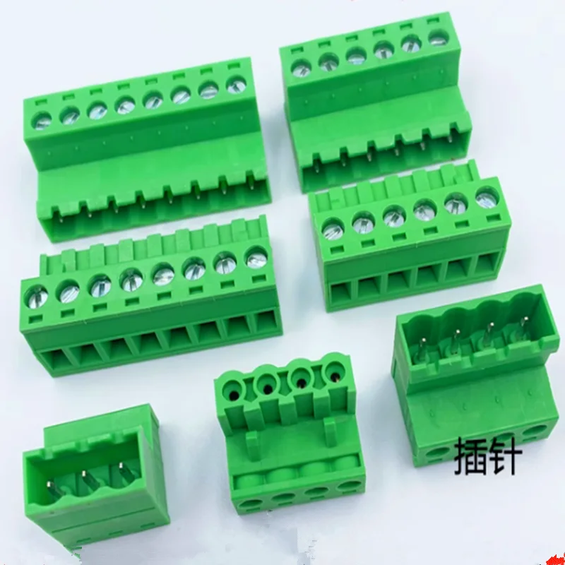 15sets 2EDGRK-5.08mm solderless butt plug-in terminal block 2EDGKP male and female complete set of plug-in 2-24p