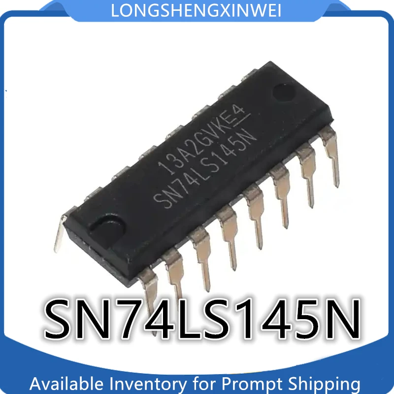 

1 шт. оригинальный SN74LS145N 74LS145N DIP-16 Новый десятичный декодер/драйвер