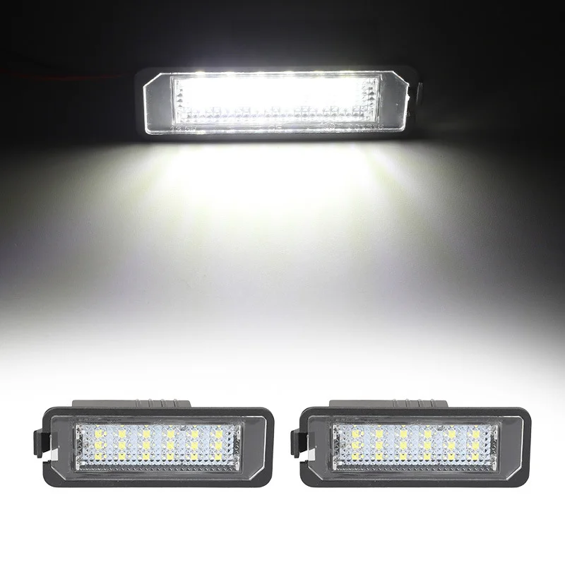 

2 PCS LED License Plate Light Suitable for Volkswagen for VW Passat B6 CC Eos Golf 4 5 6 7 MK7 Polo