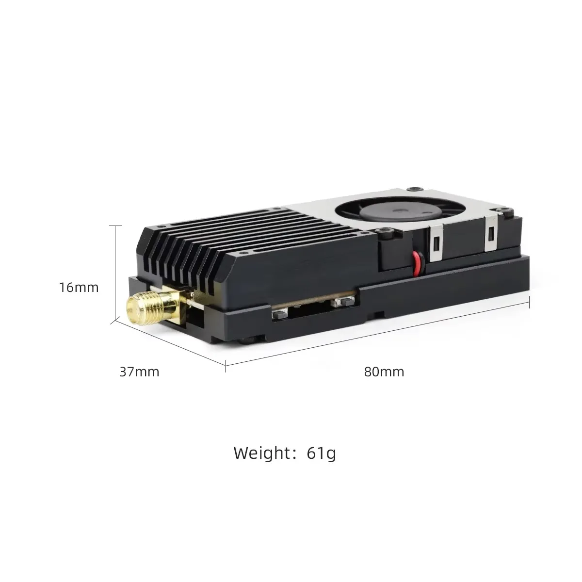 SmCpHGLRC ZEUS 1.2G 4.5W VTX 8CH 25mW 800mW 4.5W Power FPV Image Transmission Video Transmitter For Long Range RC FPV Drone