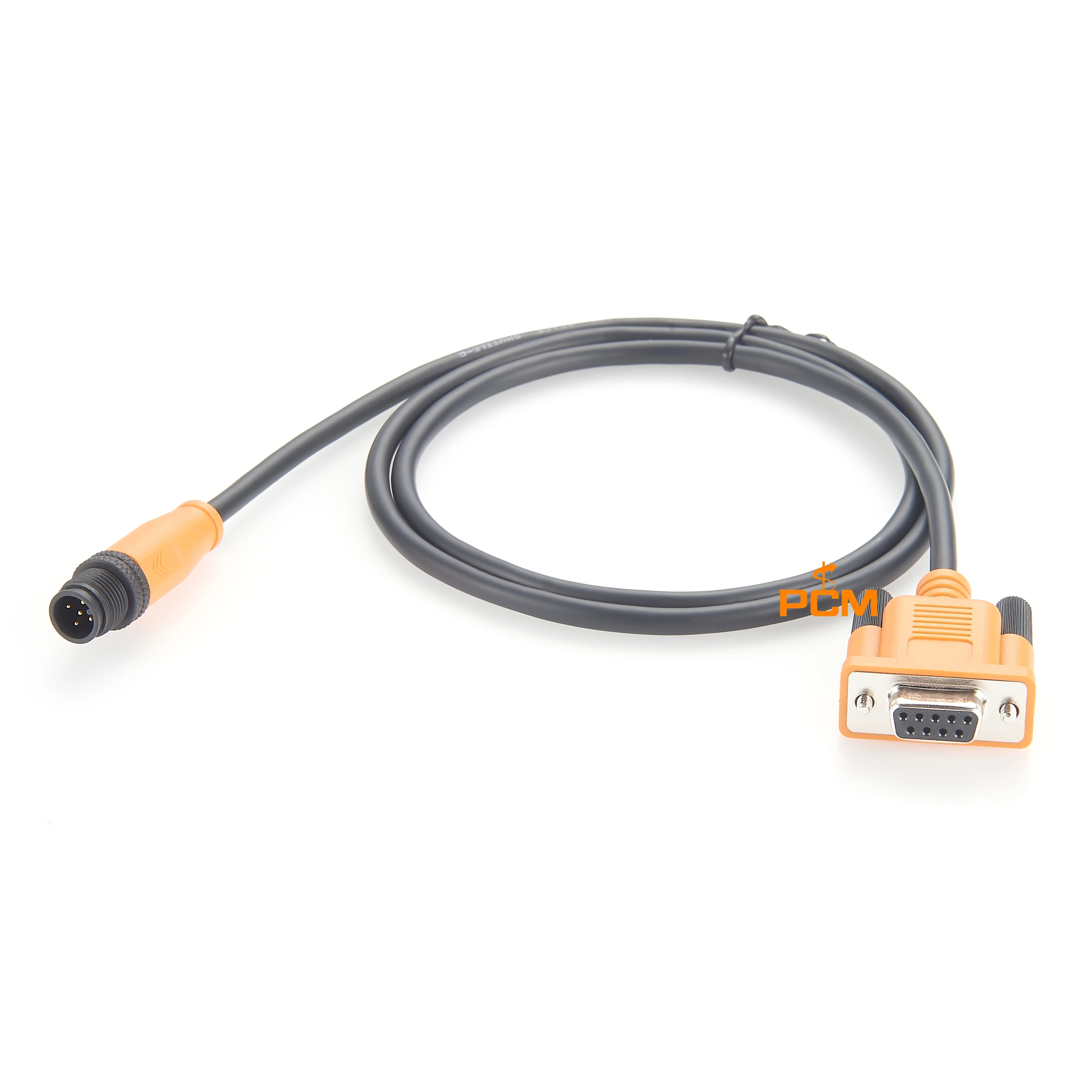 IP67 M12 A-code 5-pins mannelijk naar DE-9 D-sub DB9 adapterkabel voor RS232 CANopen CAN Bus N2K DeviceNet Sensor PLC Barcodescanner