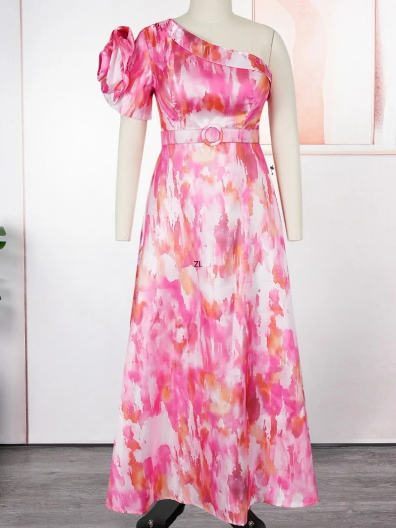 

Элегантное длинное платье Дашики с принтом африканской Анкары больших размеров для женщин, новинка 2025 года, Турция, одежда для свадебной вечеринки