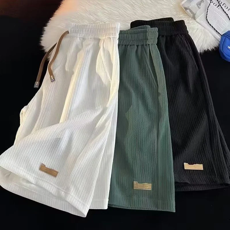 抗菌アイスシルククールメンズサマーショーツアメリカンファッションブランドファッション速乾スポーツ＆レジャープラスサイズビーチパンツ