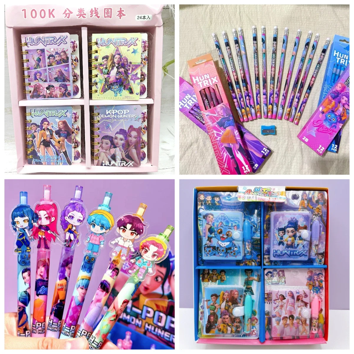Cute Cartoon Mini Pocket Diary Notepad 4PCS Lightweight Portable Writing Notebook Daily Accessory For Student Office Staff