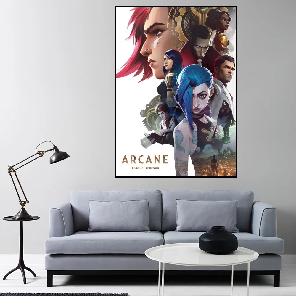 Arcane L-LOL Poster Home Room Decor Livingroom Bedroom Aesthetic Art Wall Painting Stickers