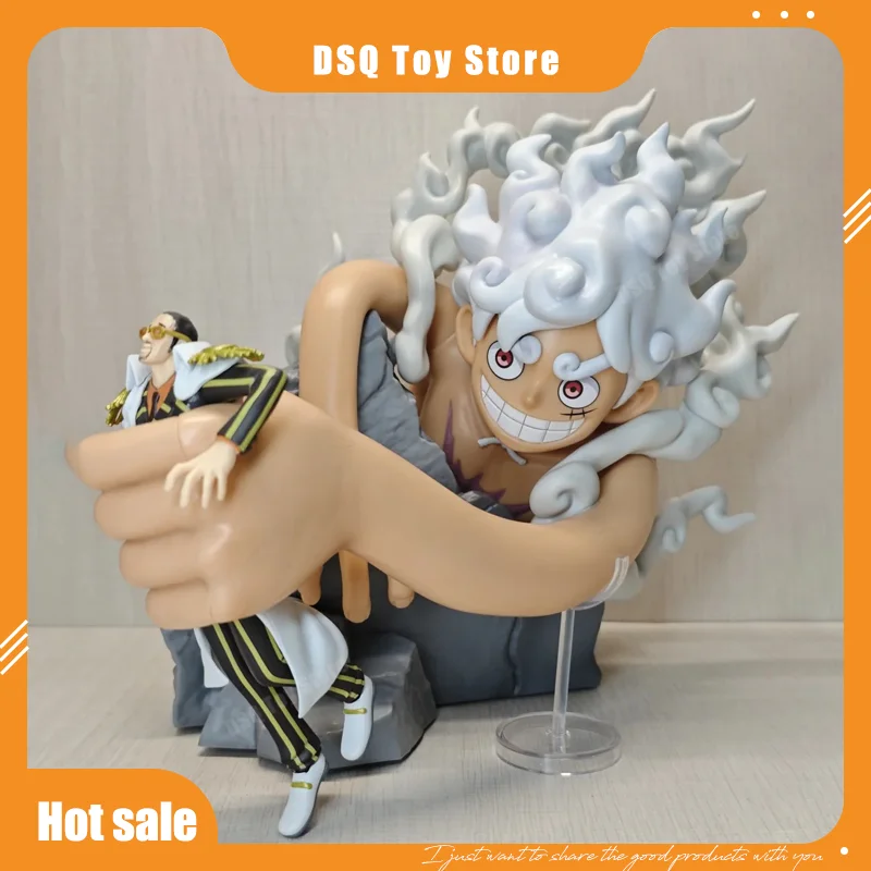 

Future Island One Piece Burst Of Energy Luffy Zoro Sanji Kizaru Horse Bone Big Bear Satan Saint Figure Toy Ornament Gift