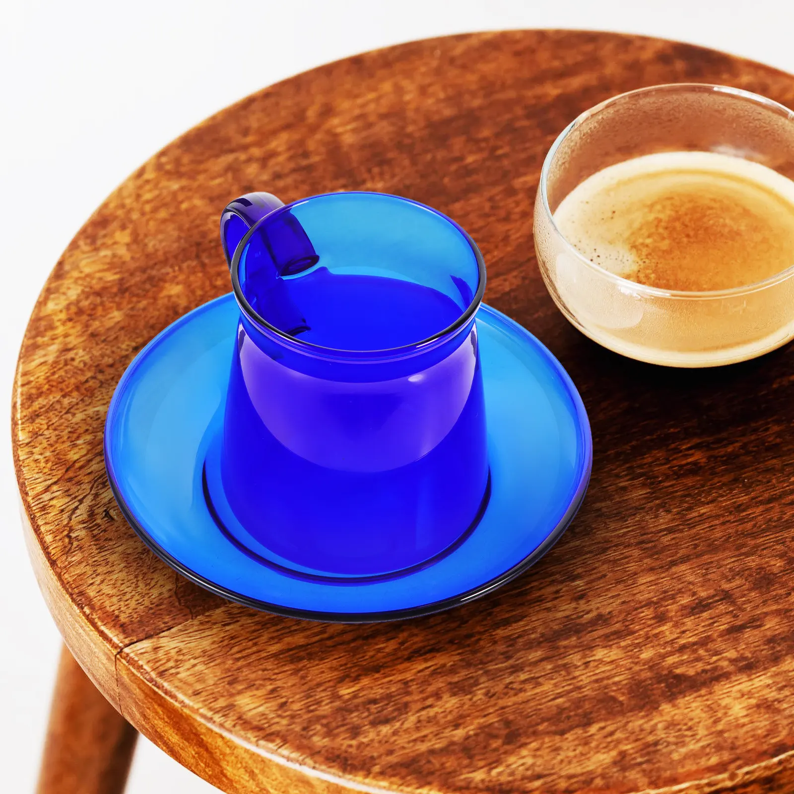 1 takım Vintage cam kahve finc - Coffee Tea Home incelemesi ve fiyatı