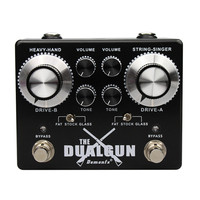 NEW Demonfx High quality The DUALGUN Guitar Effect Pedal Overdriver Distortion Boost With True Bypass