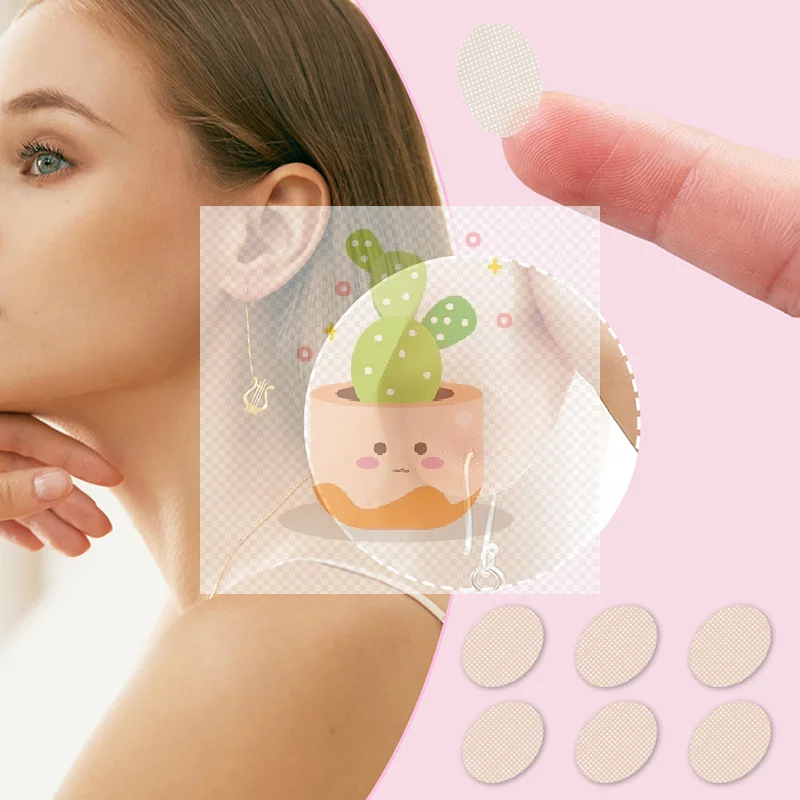 10-500 Patches Nude/Transparent Earlobe Support Stickers For Prevent Stretched Or Torn Protective Relieve Strain Daily Wear