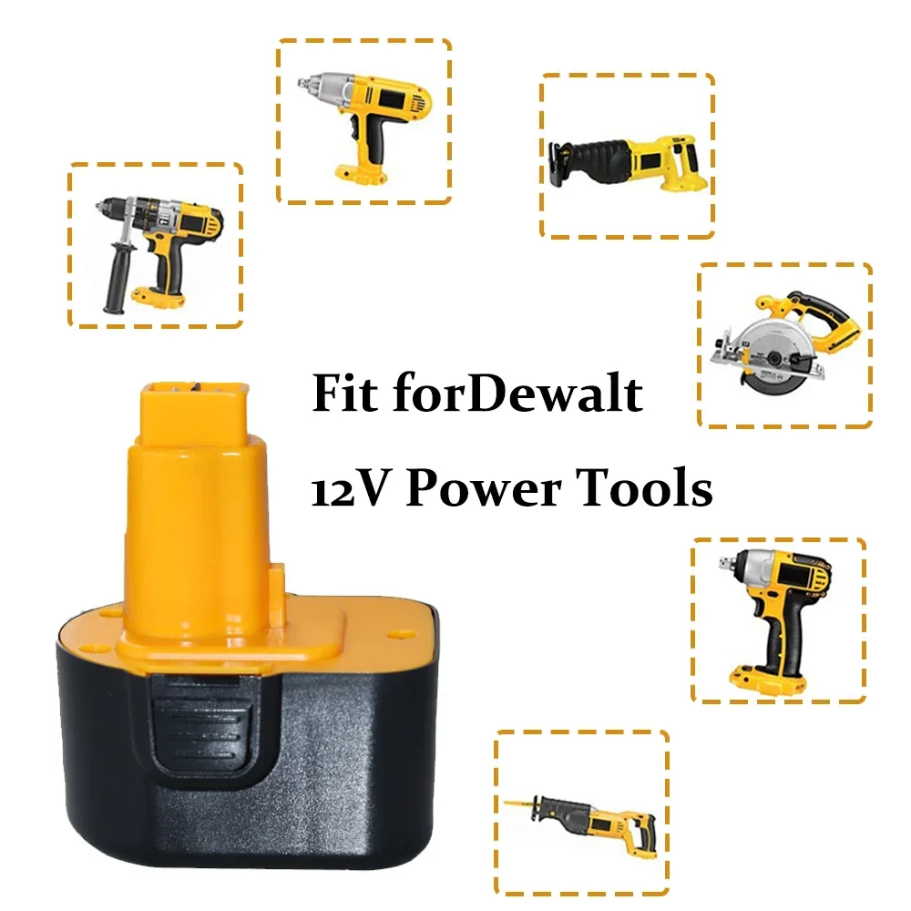 

Аккумуляторная батарея для Dewalt, батарея 12 В, 4,8 Ач, DC9071, DW9072, DW9071, DE9074, DE9037, DE9071, DE9072, DE9075, 12 В