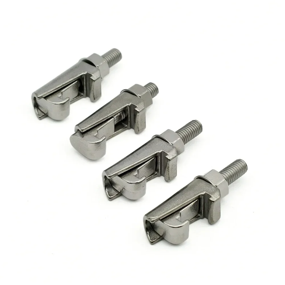 M8 M10 M12 ISO Double Claw Clamp 304 Stainless Steel Vacuum Flange Fitting Bolt Groove Hook Type Caliper Screw C Clamp Hook