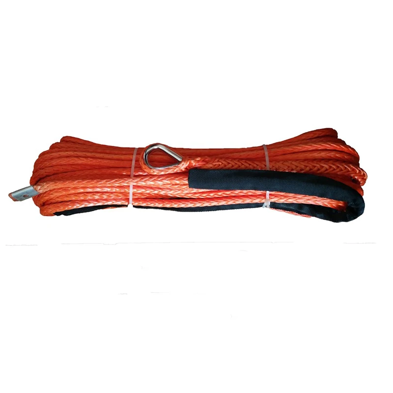 8mm X 30m UHMWPE Synthetic Winch Line For Offroad Kevlar Plasma Rope