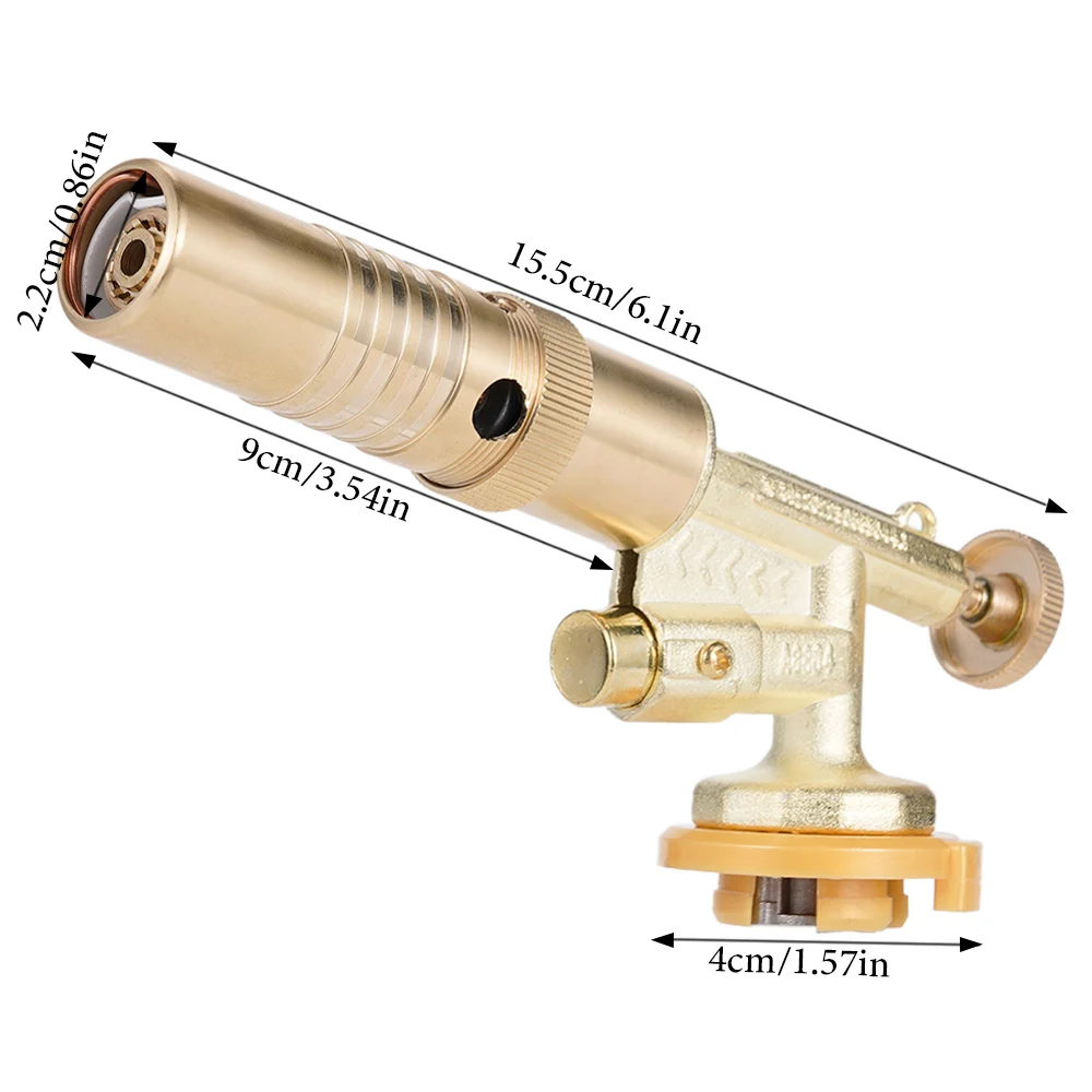 Torcia di saldatura portatile bruciatore a Gas pistola a fiamma ad alta temperatura ottone rame torcia a Gas brasatura saldatura propano saldatura idraulica