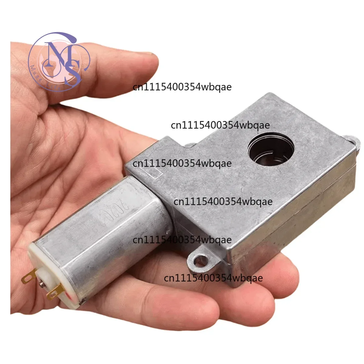 ZOCI- DC Reduction Motor For Fingerprint Lock Mechanism 5V/8V/12V Worm Gear Through-Hole Shaft Forward & Reverse Rotation