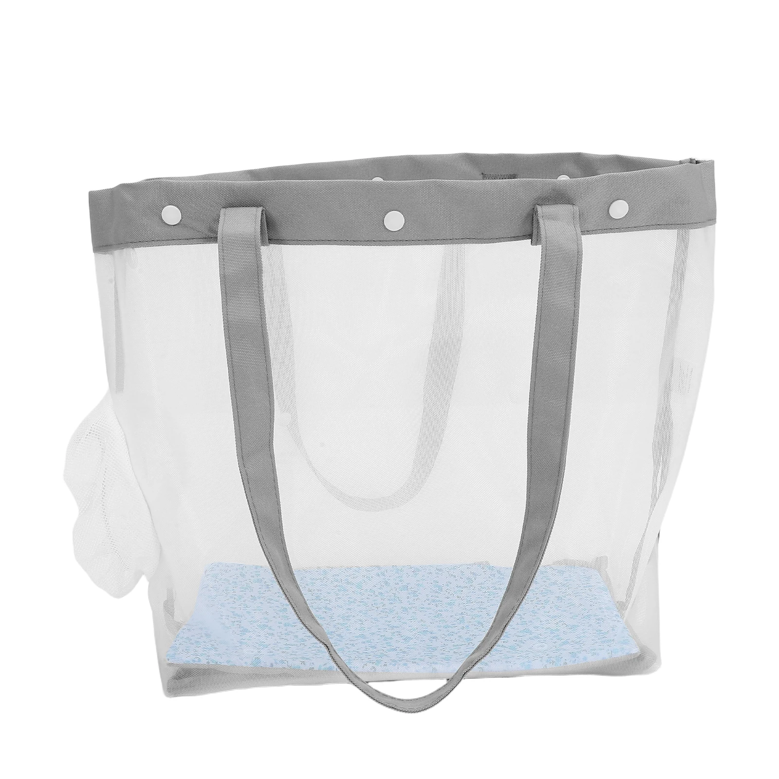 

Transparent Mesh Cat Carrier Tote 35x32x18cm Breathable Lightweight Portable Cat Travel Bag for Vet Visits Outdoor Trips Daily