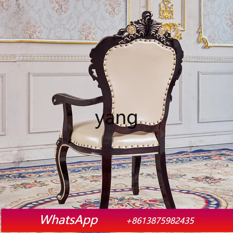 

LTT living room carved oak tea table chair study negotiation table leisure chair