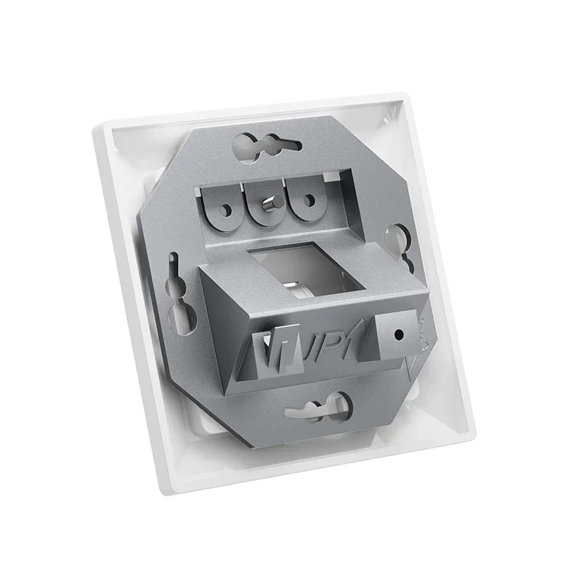 ZoeRax 1-Port Unterputz-Netzwerkbuchse RJ45 Ethernet-Datenbuchse mit RJ45 CAT8 CAT7 CAT6A Vollständig geschirmten Keystone-Buchsen – Detail 7