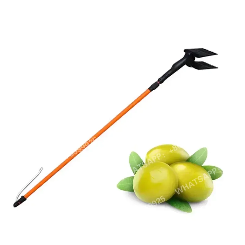 Portable Olive Picking Rake 2-3M Long Pole Extension-type Garden Tool Fruit Picker Machine