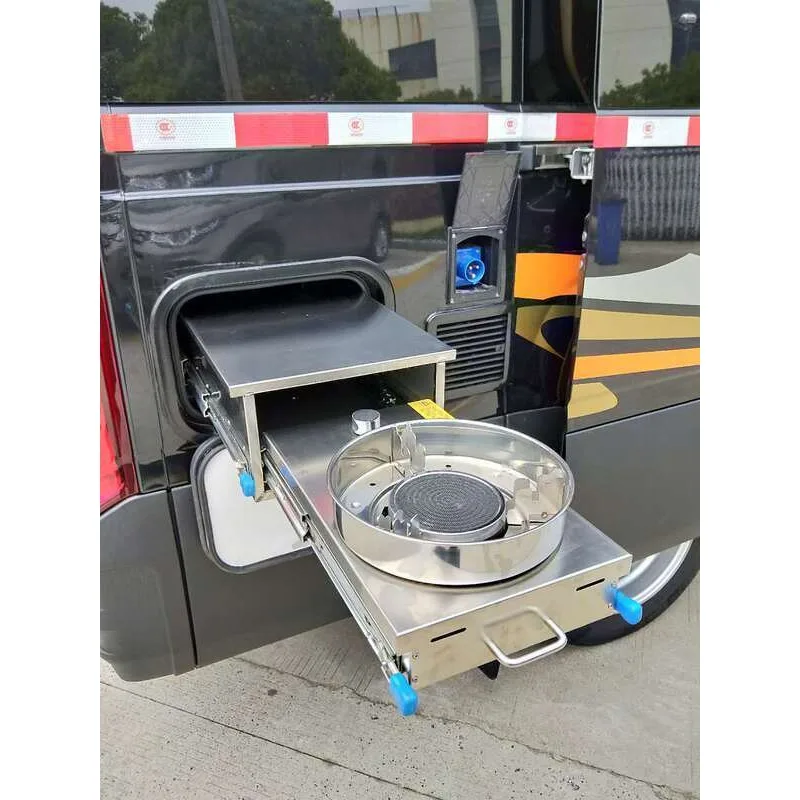 Pull-out stove outdoor car kitchen Chase V80 car gas y