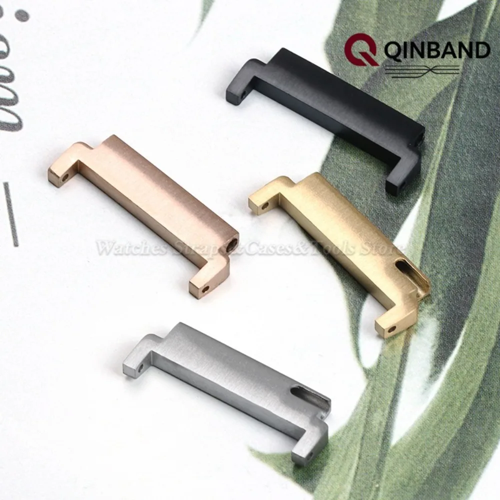 1 Paar Metalladapter für Armbänder, 18 mm auf 20/22 mm, 20 mm auf 18/20/22 mm, 22 mm auf 18/22/22 mm, Schnellverschluss-Stifte, Anschlüsse, Uhrenzubehör – Detail 6