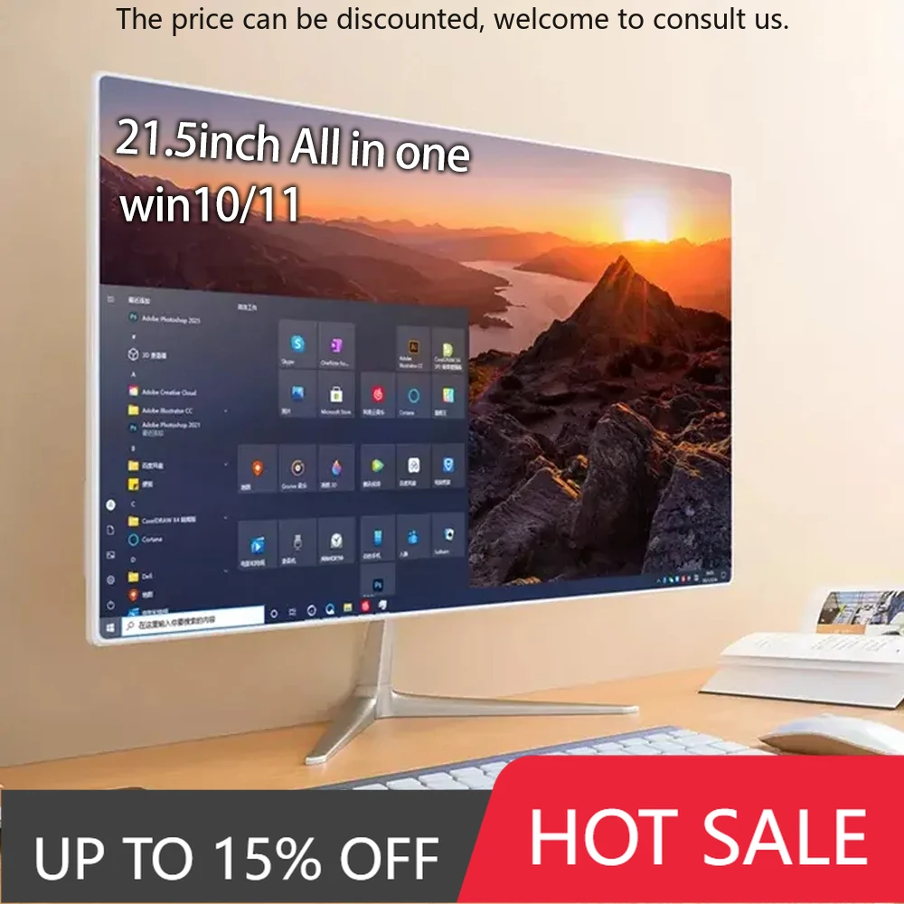 

New Generation Processor I3 I5 I7 Computer Full Set Gaming Setup Used Desktop Pc 8th Gen Computer Occasion All In One Pc In Low