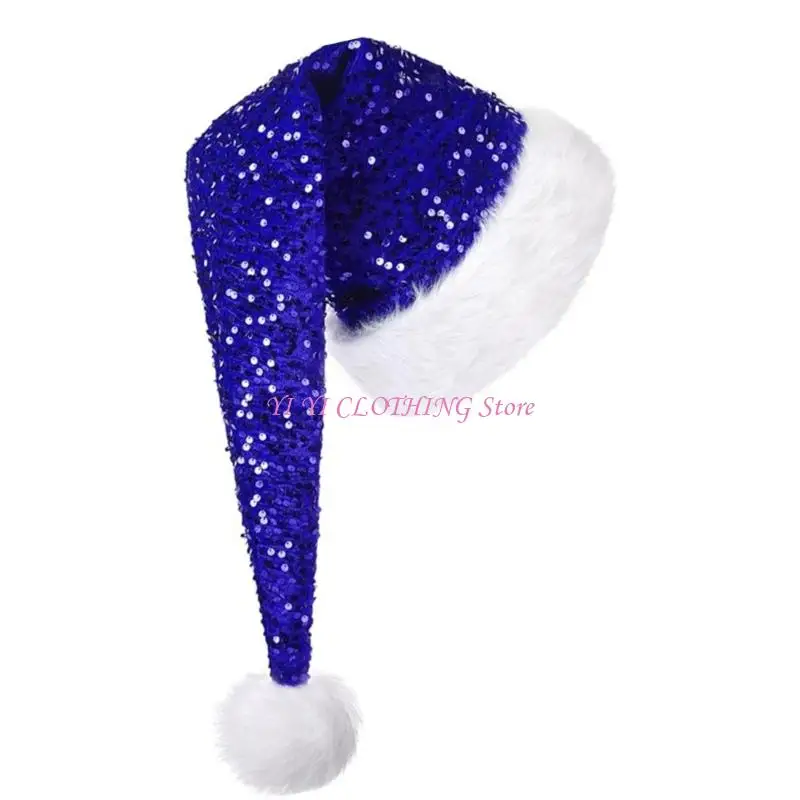 N5KF Outdoor Winter Glitter Hats Double Layers Thermals Hats Accessory For Everyone