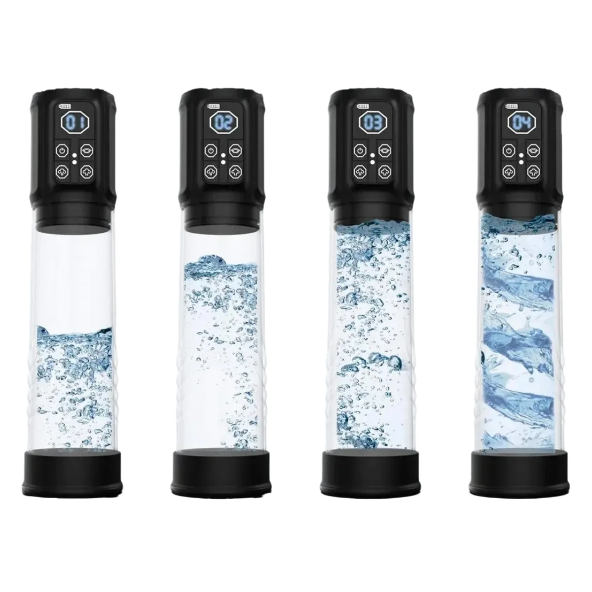 Waterproof Electric Penis Pump Suction Air Water Extender Dick Enlarger Male Masturbator Training Device Masturbation Cup Toy18+