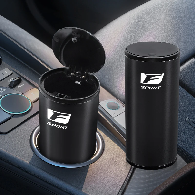 سلة مهملات السيارة سبيكة سلة المهملات منظم السيارة ملحقات التخزين لكزس GX460 IS350 ES350 IS250 GS NX LX600 UX RX300 UX250h