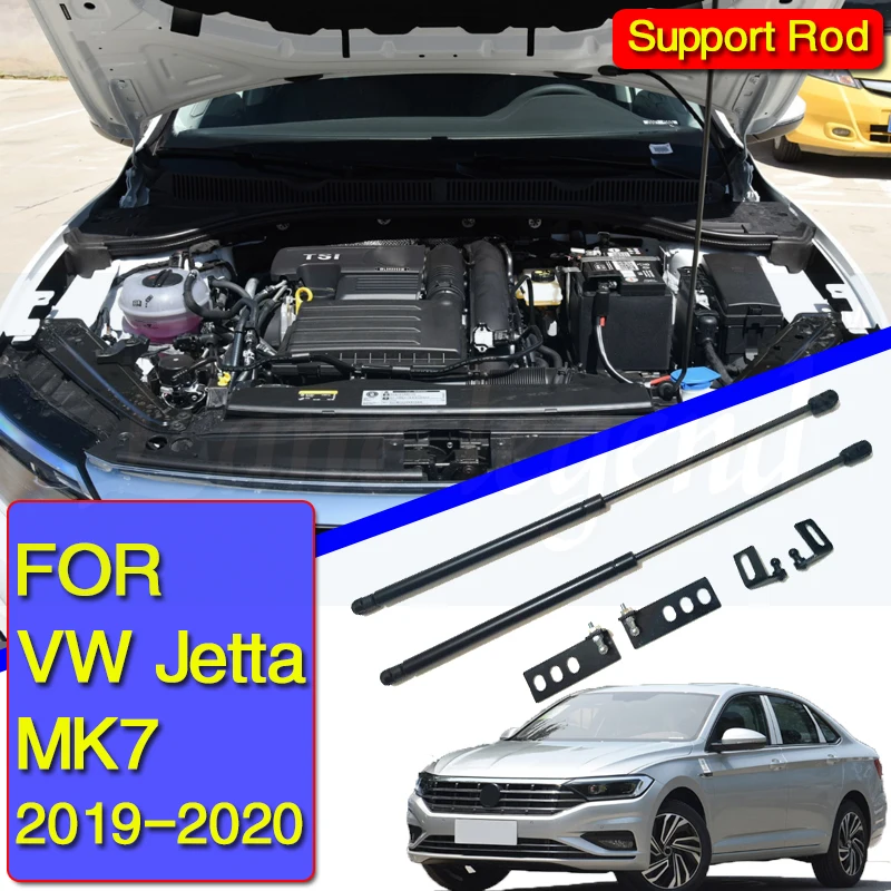 

Front hood Engine cover supporting Hydraulic rod Strut spring shock Bars bracket For VW Jetta 2019 2020 mk7 A7 Hood Struts