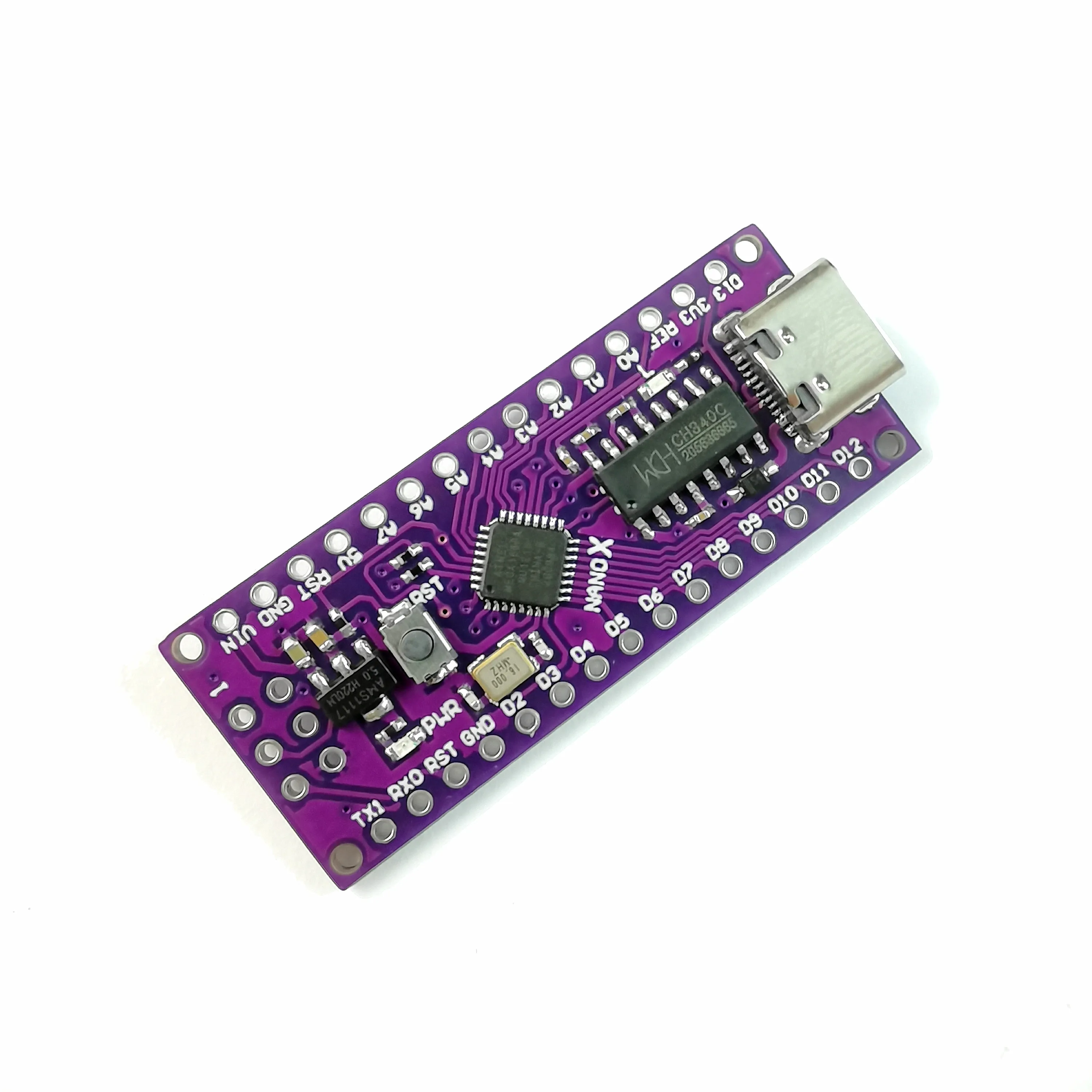 NANO X V3.0 ATMEGA168/ATMEGA328P-MU QFN32 5V 16Mhz Type-C USB CH340C SOP16 Compatible with the Original