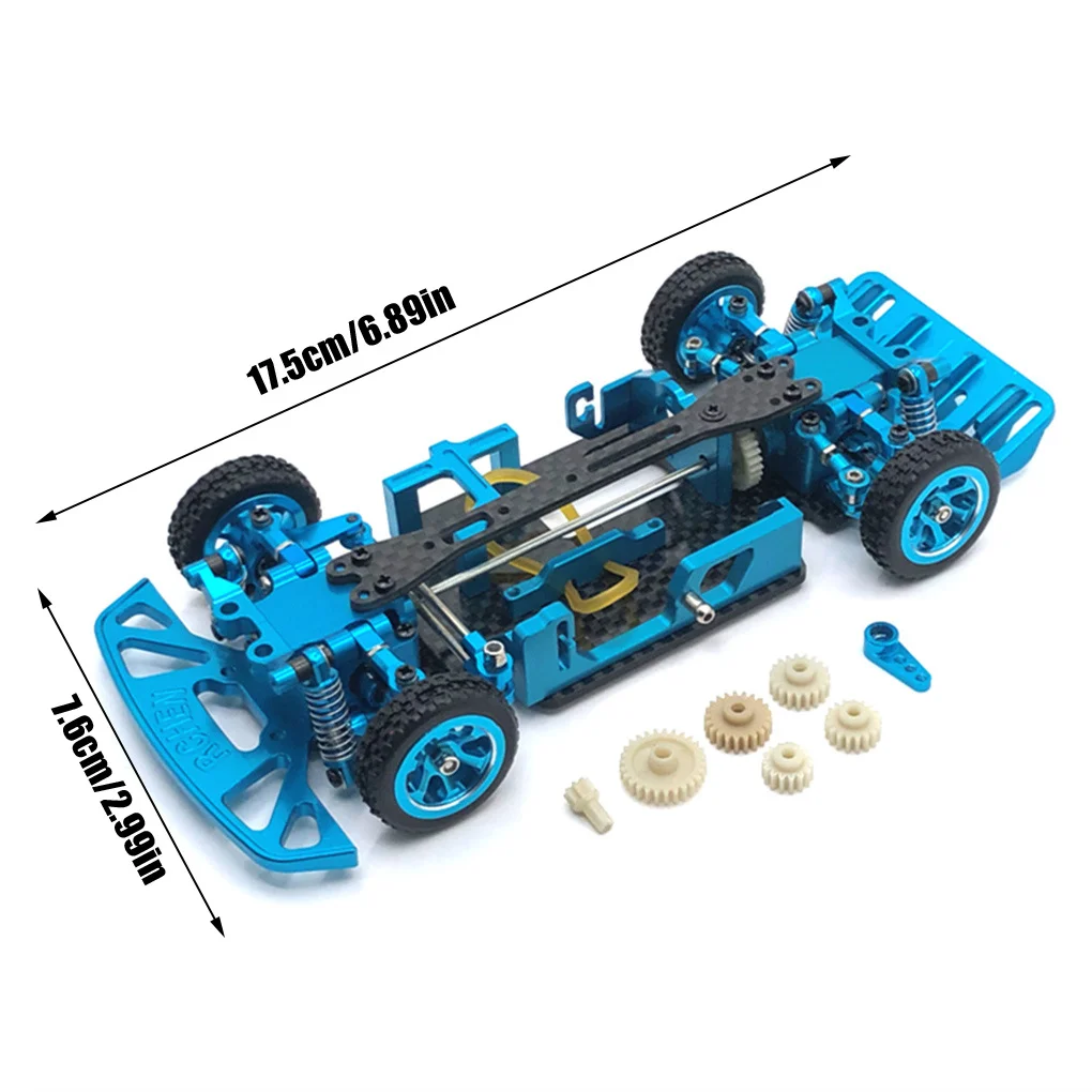 Carbon Fiber Chassis Frame Set 1:28 Remote Control Upgrade Parts Accessories