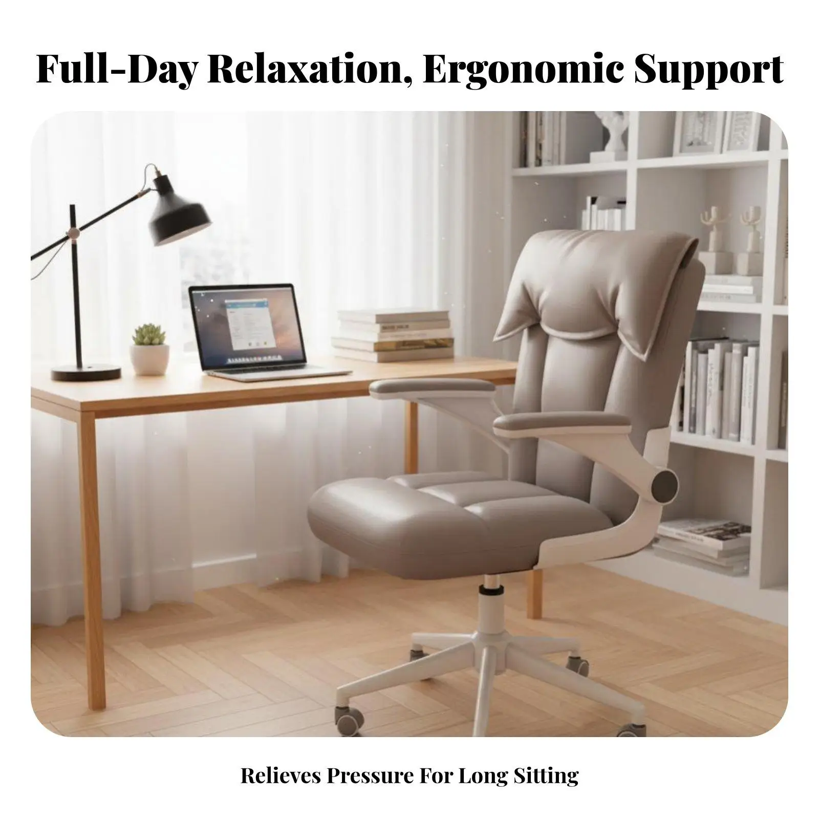 Versatile Accent Seating Chair with Clean Lines for Home Office Room Design
