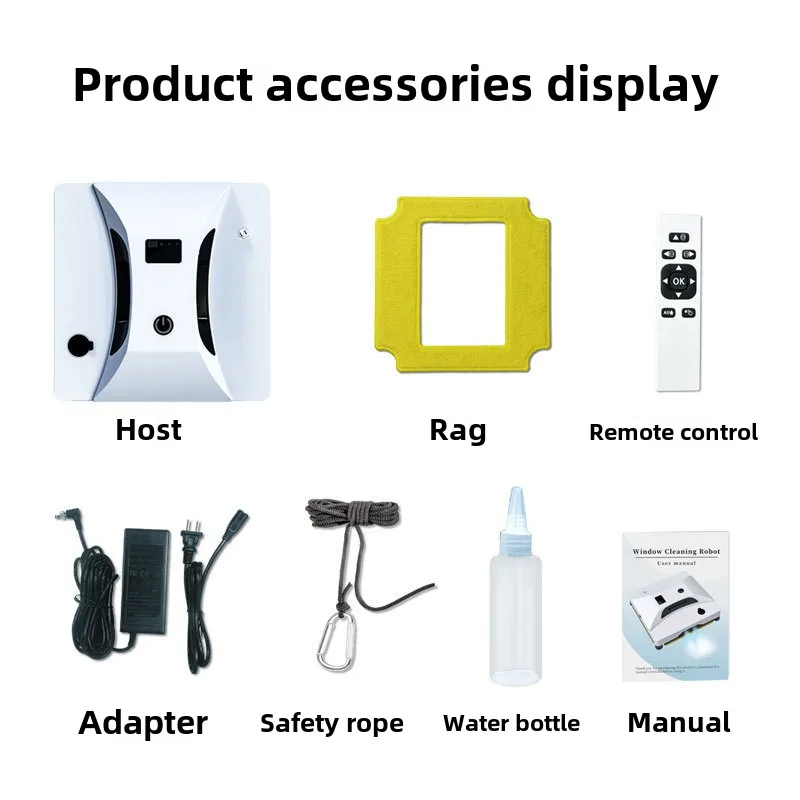 Source Factory Intelligent Fully Automatic Electric Remote Control Glass Window Cleaning Robot Electric Window Cleaners