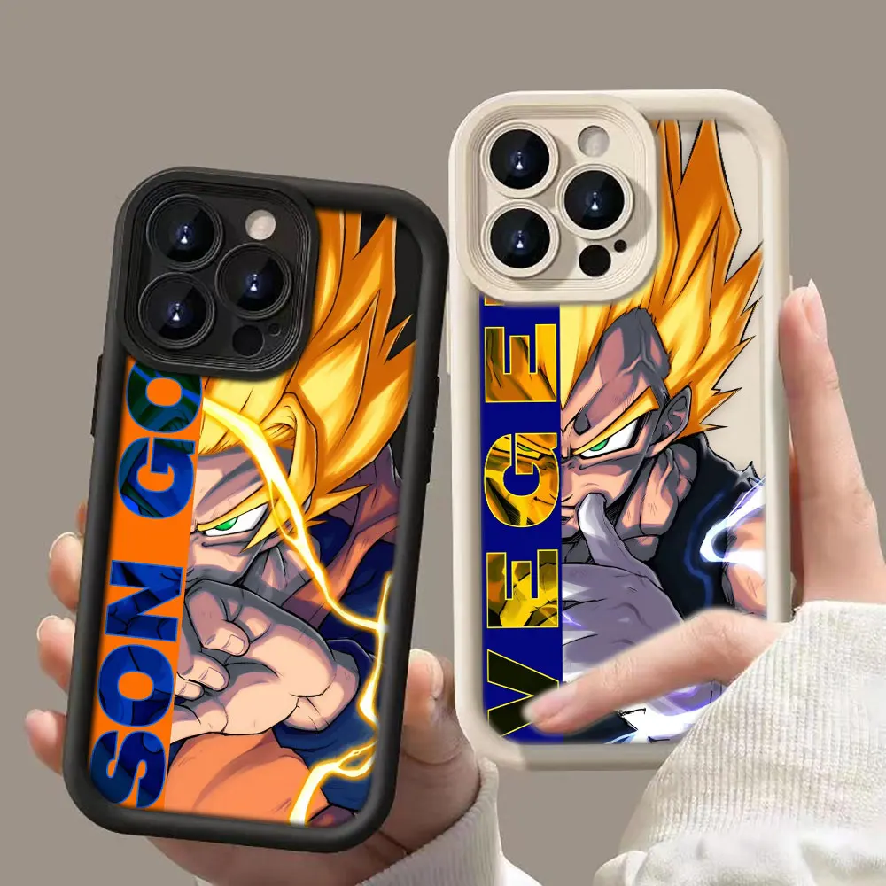 

D-Dragon Ball Z Vegeta Sun Goku Phone Case For Xiaomi POCO F8 F7 ULTRA F5 F4 F3 C40 M6 M7 X3 X4 GT X5 X6 X7 Case DIY Shell Cover
