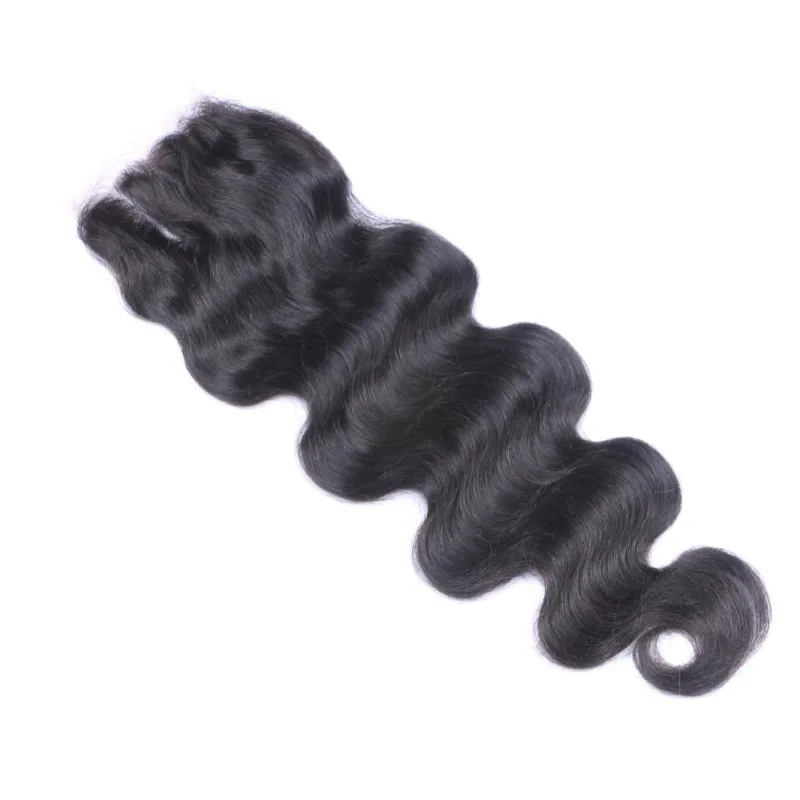 22 Zoll 5x5 Lace Frontal Body Wave Echthaar für Frauen, 150% Dichte, vorgezupft mit Babyhaar, unbehandeltes Remy-Haar, natürliche Farbe – Detail 4