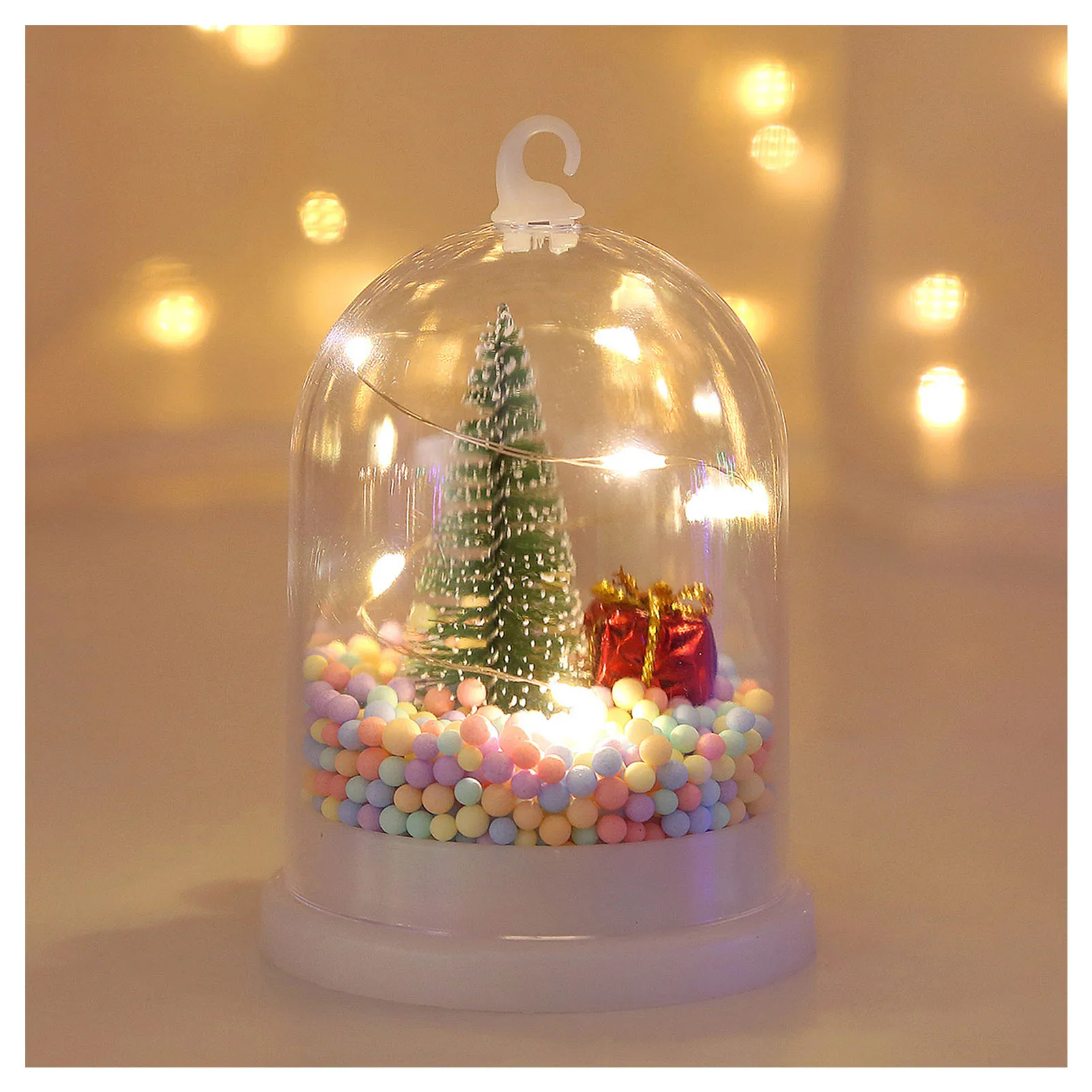 Christmas Tree Lighted Ornament Spread Chritmas Cheer Desktop Decor for Living Room Bedroom Decor