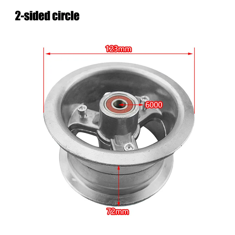 4 Inch Wheel Hub 4.10/3.50-4 4.00-4 3.00-4 Aluminum Alloy Wheel Rims for MIni Motorcycle Electric Scooter Gas Scooter ATV