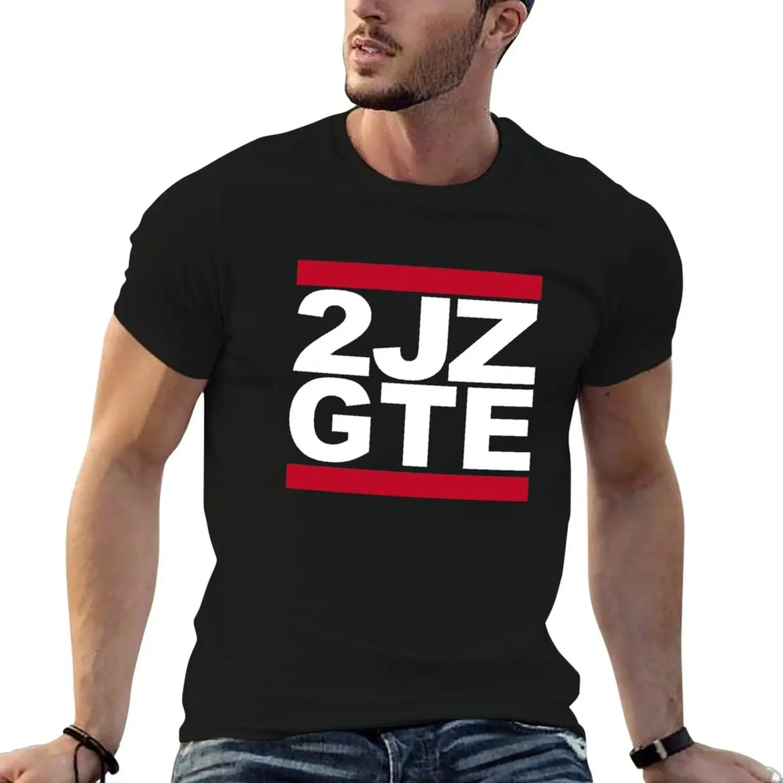 

2JZ-GTE T-Shirt korean fashion vintage graphic tee anime figures t shirt for men