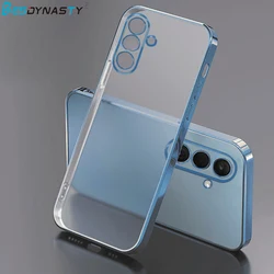 Luxury Plating Silicone Soft TPU Case For Samsung Galaxy S25 Ultra S24 FE S23 Ultra S22 PLUS S21 FE Cover Funda S23FE