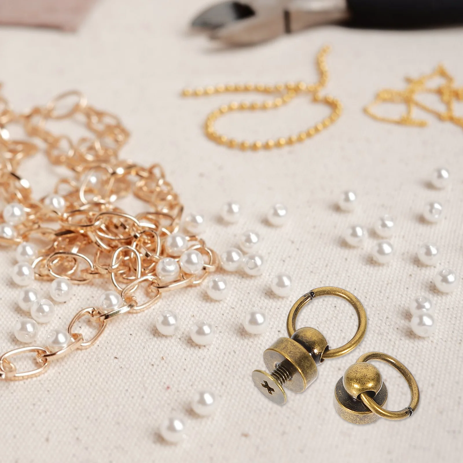 

20 set Phone Case Screws Copper Studs Screw For Diy Craft Rivet Bag Strap Rivets Fasteners Jewelry Making Tools