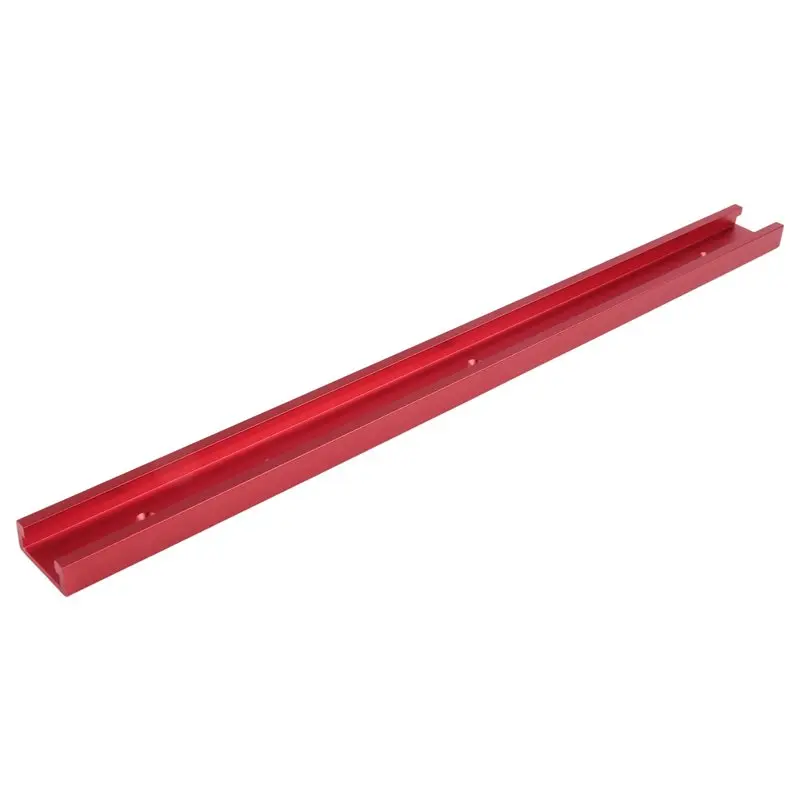 B69C Aluminum 400Mm Double-Cut Profile Universal 3/4 T-Track With Predrilled Mounting Holes,30 Type T Track Aluminum Alloy