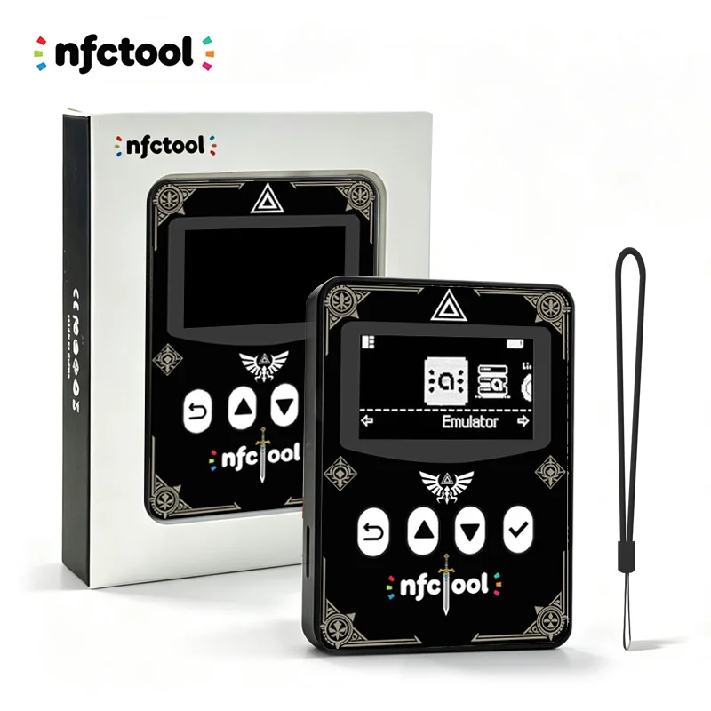 NFCTOOL For Amiibo Emulator with OLED Display & Button Enhanced Range Support Type-C Charging for Switch/Switch 2/Wii U/3DS