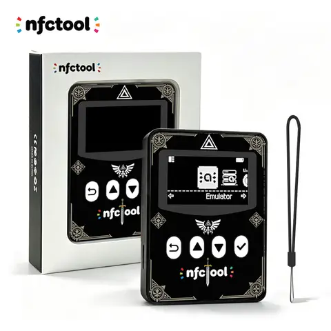 NFCTOOL For Amiibo Emulator with OLED Display & Button Enhanced Range Support Type-C Charging for Switch/Switch 2/Wii U/3DS