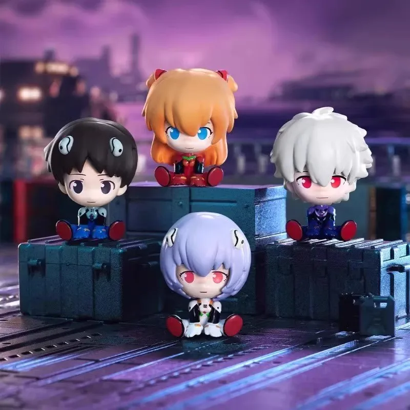 Оригинальная Toptoy New Century Evangelion Mini Sitting Series слепая коробка ручной работы Eva начальная машина аромат Lingbo