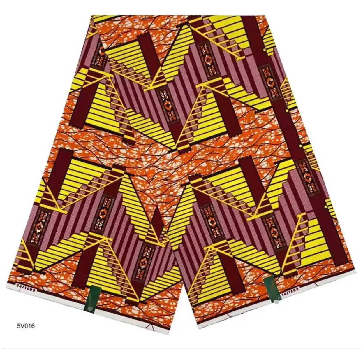 

Newest Style Ankara Wax Fabric 100% Cotton Soft Wax, African Wax Print Fabric For Women, Party Dresses 6 Yards